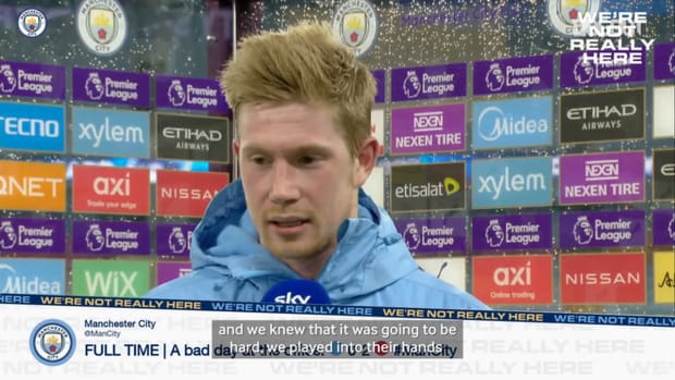 De Bruyne assesses derby defeat
